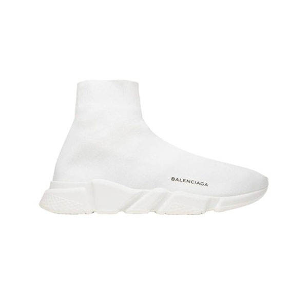 balenciaga triple white speed trainer